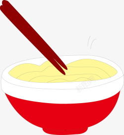 一碗蒜蓉酱碗里的面粉木碗大米高清图片