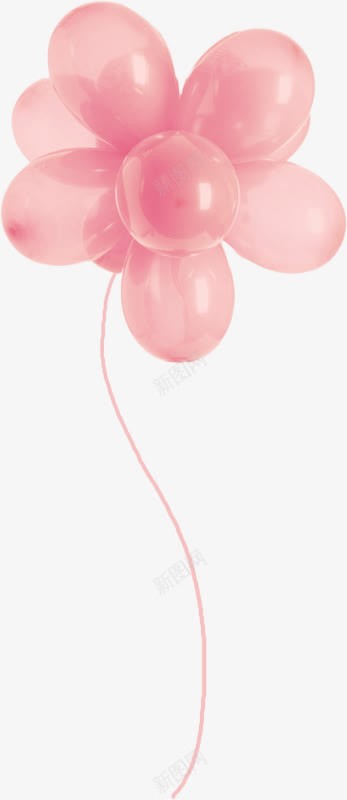 粉色气球png免抠素材_新图网 https://ixintu.com 气球 氢气球 粉色 透明