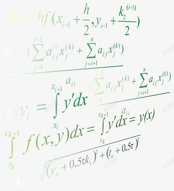 数学涂鸦矢量图eps免抠素材_新图网 https://ixintu.com 免扣png素材 学习 数学 知识 算式 矢量图