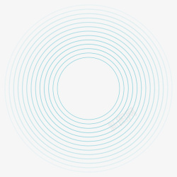 循环三原色圆圈蓝色多重圆环高清图片