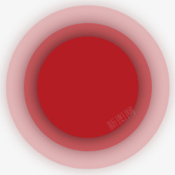 红色圆形光效背景素材