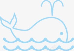 鱼插图卡通鲸鱼高清图片