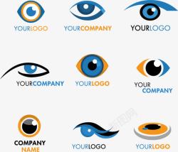 眼睛LOGO设计眼睛图标高清图片