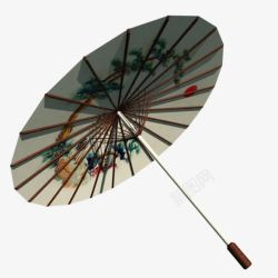 汉朝文化飘带雨伞高清图片