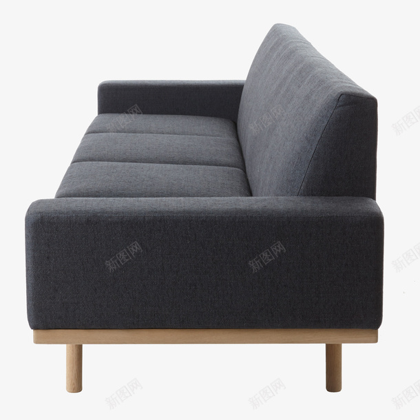 黑色高级沙发侧面png免抠素材_新图网 https://ixintu.com 个性 产品实物 深色 深蓝色 现代家具 简单 简约 高端 高级