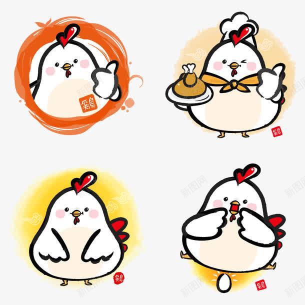 卡通鸡png免抠素材_新图网 https://ixintu.com 下单 卡通鸡 小鸡妈妈 母鸡 餐饮 鸡 鸡生蛋 鸡蛋
