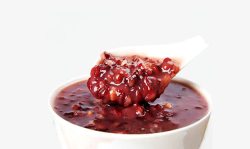 红豆紫米美味的紫米营养八宝粥高清图片