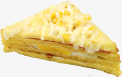 玉米火腿饭鸡蛋炭烧三明治高清图片