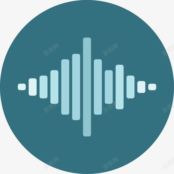 声音图标iconpng_新图网 https://ixintu.com 图标icon 声波频率 声音 音乐 音量 音量图标 音量大小 音量柱 音量波动