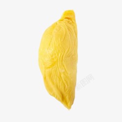 黄色榴莲一块榴莲肉高清图片