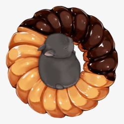 灰色零食贩卖机巧克力甜甜圈高清图片