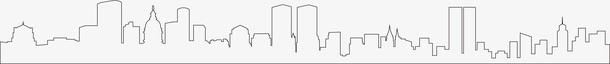 手绘城市简笔画图标png_新图网 https://ixintu.com 城市 城市建筑图 城市线框 建筑 手绘城市图 曲线 线条 线绘 边框 都市