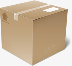 包装盒箱矢量图手绘箱子高清图片