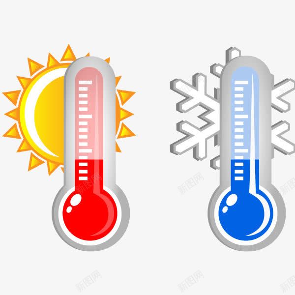温度计矢量图ai免抠素材_新图网 https://ixintu.com 冷热 高清 矢量图