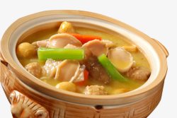 大蒜干锅鸭食品餐饮鸭肉煲汤高清图片