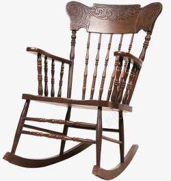 矢量太阳椅欧式实木靠背宫廷摇摇椅高清图片