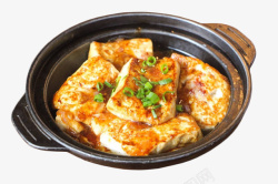 客家豆腐煲潮汕特色家常菜酿豆腐高清图片