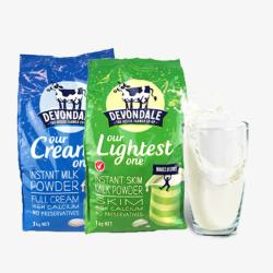 袋装奶粉袋装杯子英文澳洲奶粉高清图片