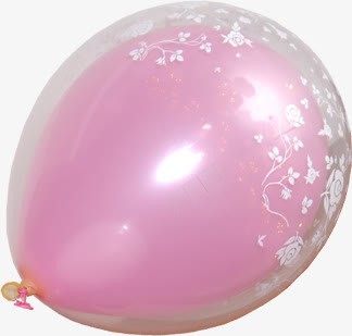 粉色梦幻花纹气球png免抠素材_新图网 https://ixintu.com 梦幻 气球 粉色 花纹