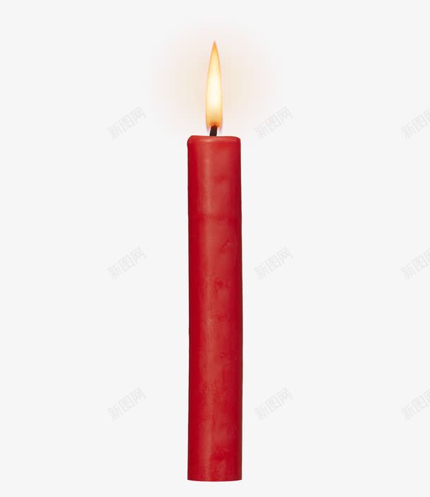 一根蜡烛png免抠素材_新图网 https://ixintu.com 光亮 实物 火焰 火焰喷射 点亮 点燃 照明 红色的 蜡烛