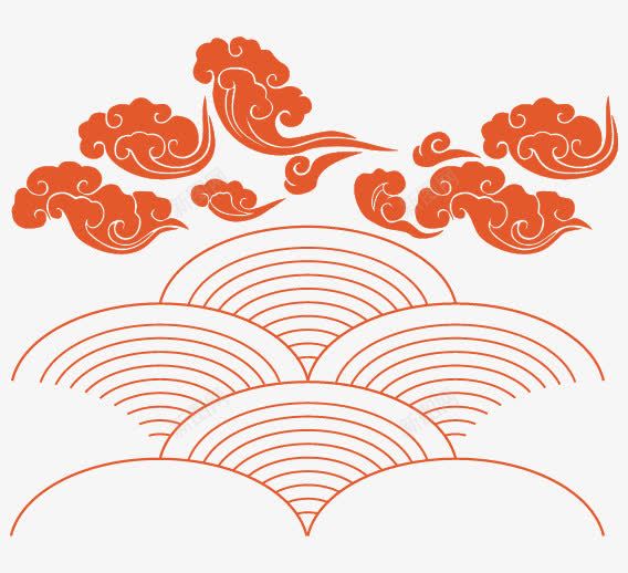 中国风祥云png免抠素材_新图网 https://ixintu.com 云朵 云纹 白云 背景元素