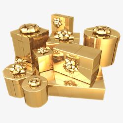 黄金项链盒黄金礼品高清图片