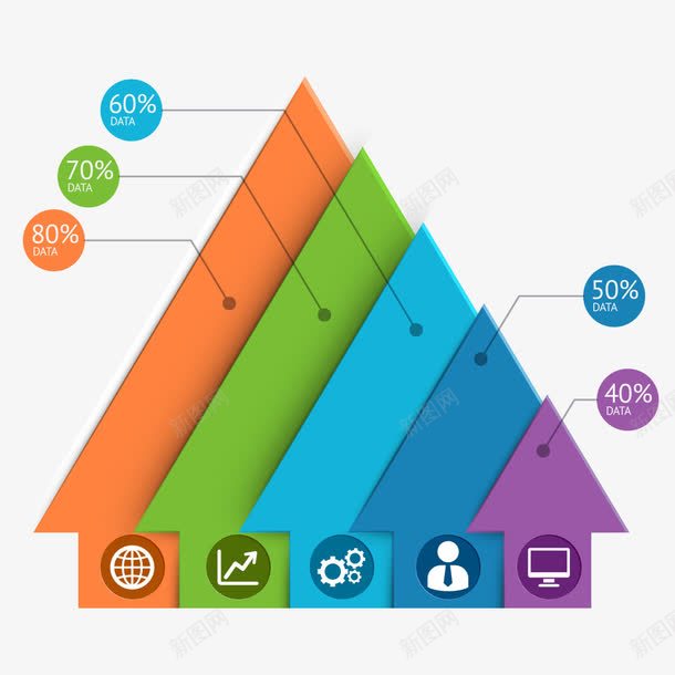 PPT商务信息png免抠素材_新图网 https://ixintu.com PPT元素 信息 分类 商业 商务 图表 数据 百分比 箭头 统计