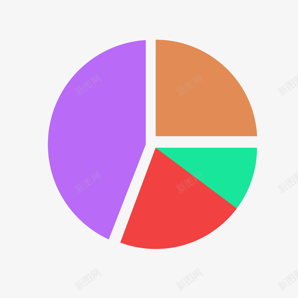 彩色数据分析psd免抠素材_新图网 https://ixintu.com 五饼 分析 切割圆饼 占比 圆形 彩色 数据 百分比 部分 饼状图