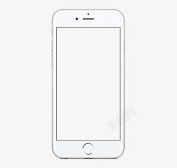 漂亮白色手机iPhone6素材