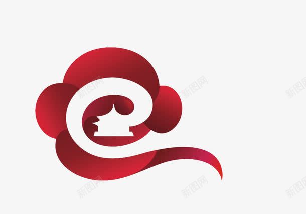 红色祥云logo图案图标png_新图网 https://ixintu.com logo 云朵 图案 祥云