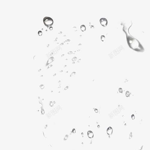 透明的小水珠png免抠素材_新图网 https://ixintu.com 干净 散落的水珠 水 水滴 水珠 清晰 透明