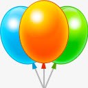 气球三只气球png免抠素材_新图网 https://ixintu.com 三只 气球 素材