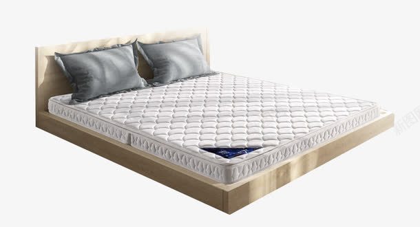 双人床床垫png免抠素材_新图网 https://ixintu.com 加厚床垫 双人床垫 家具床 家居家具 家居床品 椰棕床垫