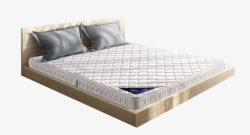 床和床品双人床床垫高清图片
