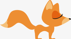 秋季动物卡通狐狸高清图片