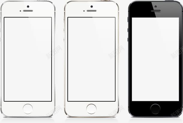 iPhone5S样机png免抠素材_新图网 https://ixintu.com 手机样机手机模型苹果手机 手机正反面