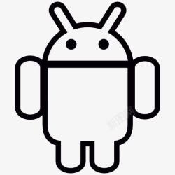机器人操作系统Android的标志图标高清图片