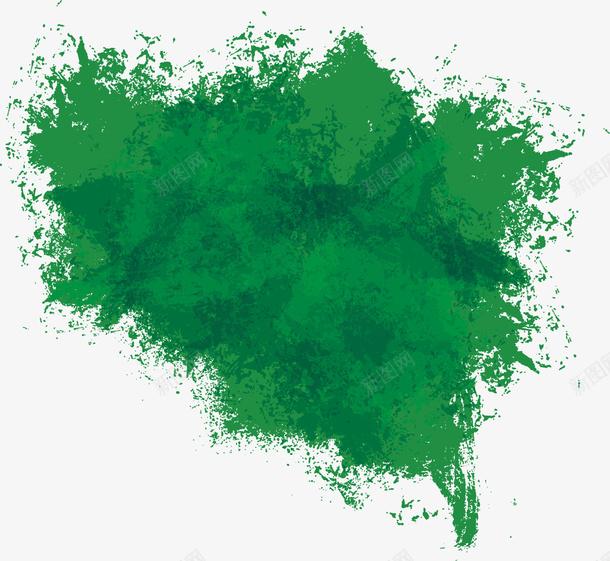 创意绿色泼墨png免抠素材_新图网 https://ixintu.com 创意 卡通手绘 墨绿色泼墨 底纹 水彩 油漆 泼墨 绿色 装饰