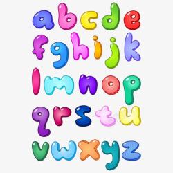 拼音字母卡通拼音字母高清图片