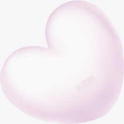 粉红色渐变创意质感渐变粉红色爱心气球高清图片