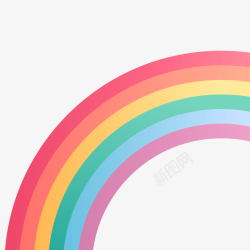 彩色纹理彩虹元素矢量图素材