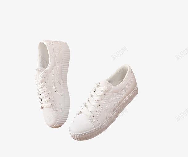 新款白色运动鞋png免抠素材_新图网 https://ixintu.com 小白鞋 平底学生鞋 白色板鞋 白鞋 运动鞋