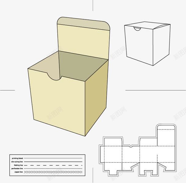 纸箱纸盒png免抠素材_新图网 https://ixintu.com 包装 包装盒模板 快递包装 纸盒 纸箱 纸箱设计