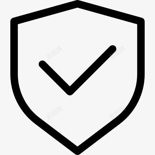 屏蔽检查图标png_新图网 https://ixintu.com 保护 安全 安全系统 武器 盾牌