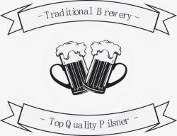 啤酒节标签设计啤酒标签图标高清图片