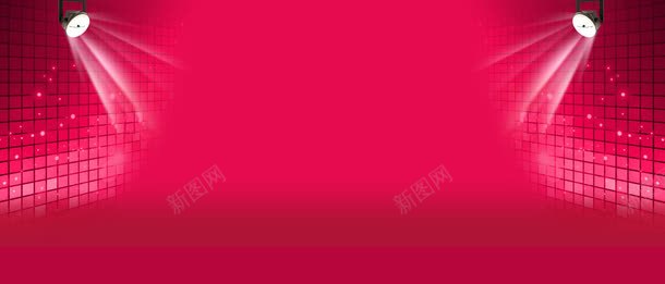 红色舞台光效海报背景png免抠素材_新图网 https://ixintu.com 海报 红色 背景 舞台