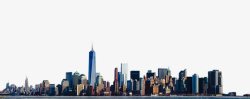 纽约帝国大厦全景纽约美国自由塔风景摄影景观高清图片