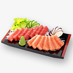 鱼生图片三文鱼寿司高清图片