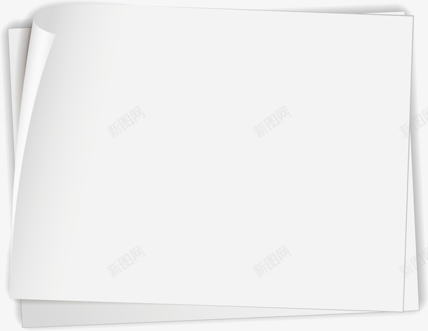 折角的白纸png免抠素材_新图网 https://ixintu.com 折角 折角白纸 折角纸 留言板 白纸 白纸留言 矢量png