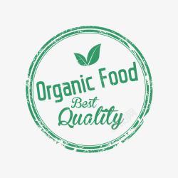 简约标识纯天然食品logo图章图标高清图片